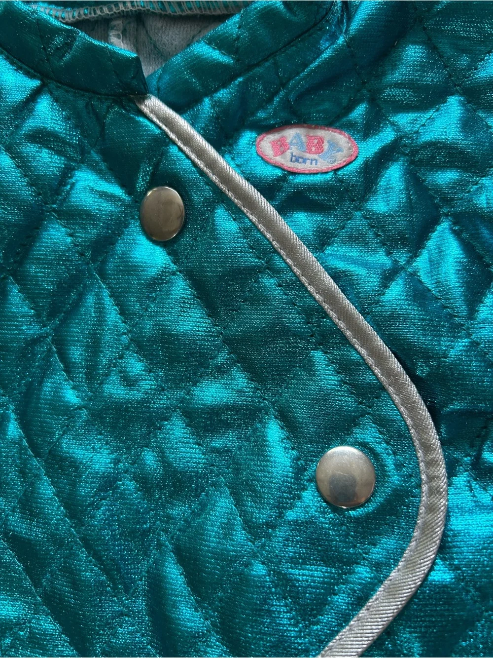 Original Zapf Creations 90s Teal Baby Born Snowsuit Set